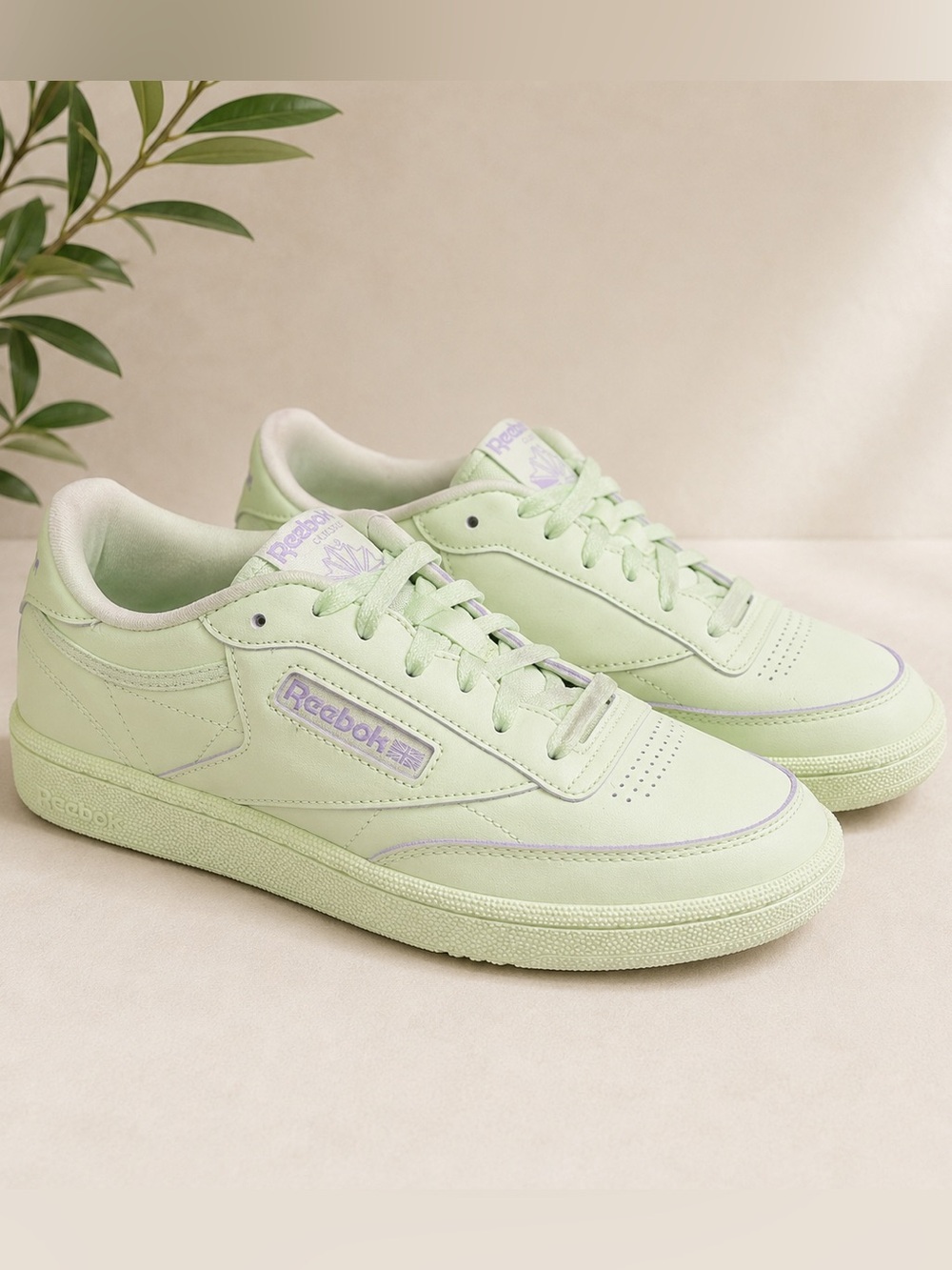 Reebok Neon Lime Low-Top Sneakers